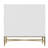Luxury 2 Door White Cabinet With Diamond - Doors And Adjustable Shelves. Supported By Pegs For Stability. Suitable Storing Office Supplies Clutter. 57.16 Lb Weight High Gloss Gold Spindle Legs Smooth