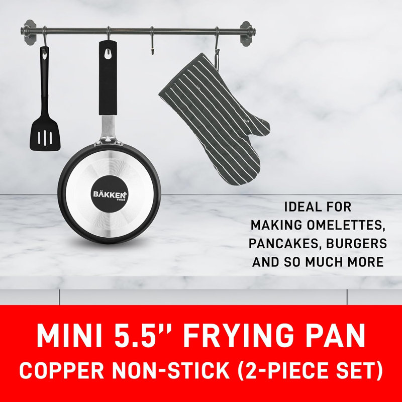 Bakken- Swiss Bakeware Set, Black/Golden