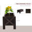Eaglin Wood Elevated Planter