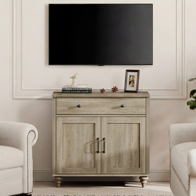 Corretta Solid and Manufactured Wood TV Stand for TVs up to 43"