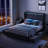 Komor Upholstered Storage Bed with Charging Station and LED Lights-966785-966847