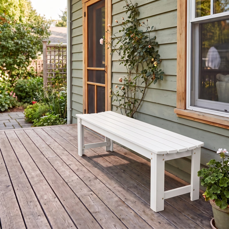 Banc en bois de cèdre massif rustique 5 pieds Heritage, Coquille d'œuf