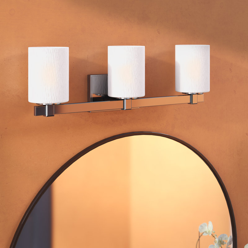 Éclairage pour salle de meuble-lavabo 3 lumières pour salle de bain Thiessen, Chrome