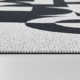 Rectangle Carino Abstract Flatweave Recycled P.E.T. Area Rug in Black/White