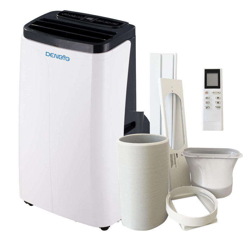 Climatiseur portatif 12 000 BTU avec ventilateur à 2 vitesses, déshumidificateur, télécommande et panneau ACL