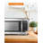 CHM Series COMMERCIAL CHEF 1.1 Cu Ft Microwave with 10 Power Levels, Countertop Microwave with Turntable