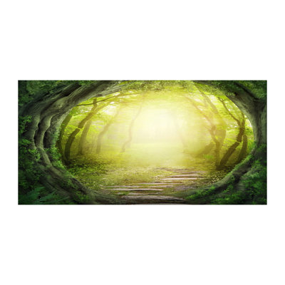 Tunnel With Trees - Wrapped Canvas Print