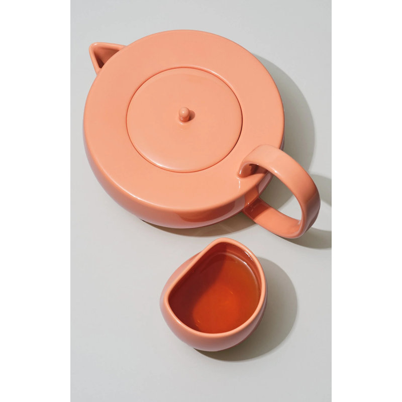 Small Teapot, Orange