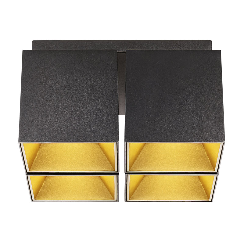 Ethan Flush Mount, Black