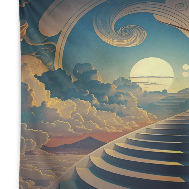 Tapisserie «Polyester Stairs to Heaven I», H 50 po x l 60 po