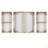Triptych 3-Piece Textured Canvas Wall Art Set