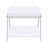 Rectangular Side End Table White High Gloss