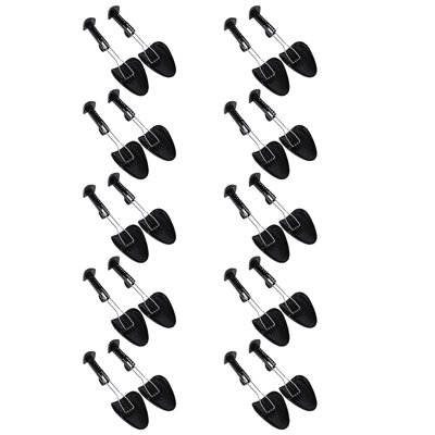 Organiseur de porte-bottes en plastique ajustable pour chaussures pour hommes 10Pair