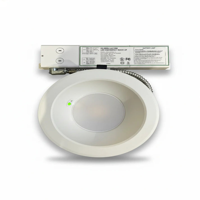 Éclairage à DEL commercial E2 L Lighting | 8 po | Puissance réglable 12/16 / 22W | 0-10V à intensité variable | 3CCT réglable 3000K 4000K 5000K