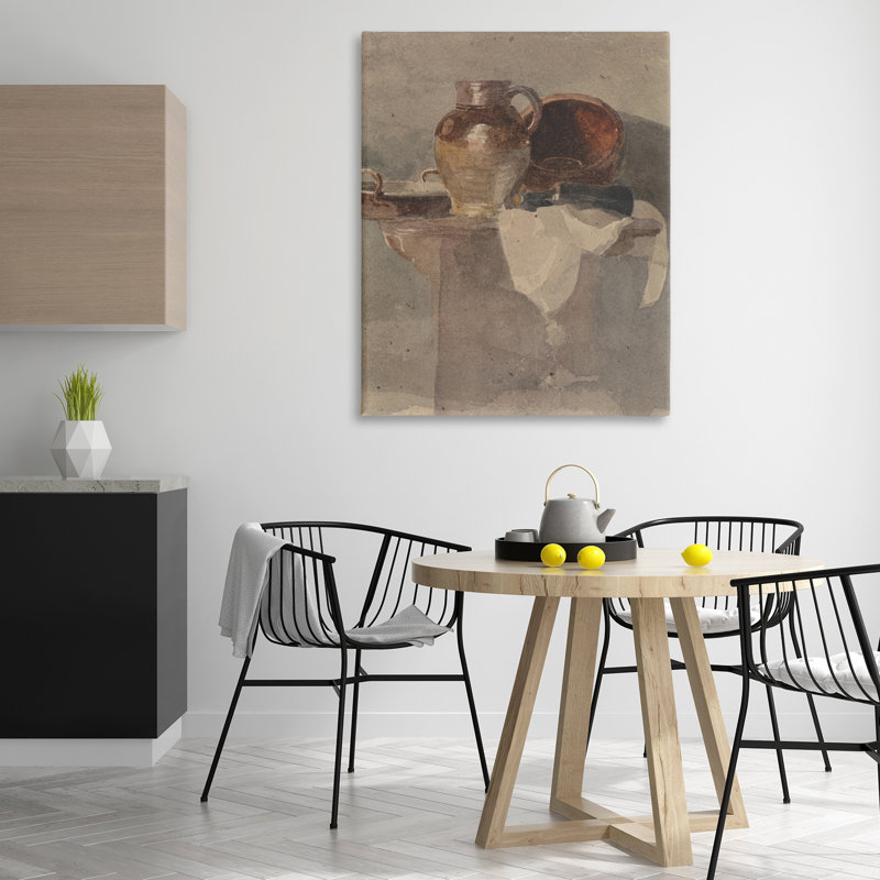 «Gray Still Life», art mural sur toile par Peter Dewint, H 48 po x l 36 po