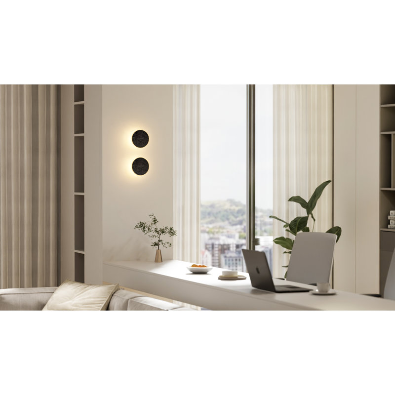 Ramen Mini Wall Sconce, 6", White Oak