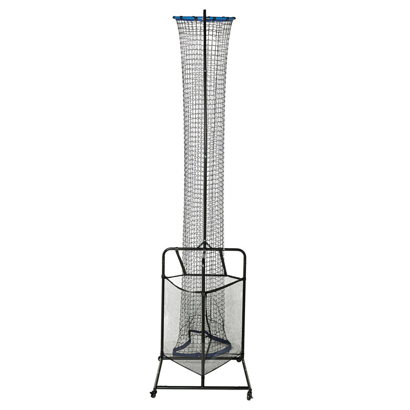 Volleyball Training Net Volleyball Setter Trainer Net Height Adjustable With Ball Collection Bag And Wheels