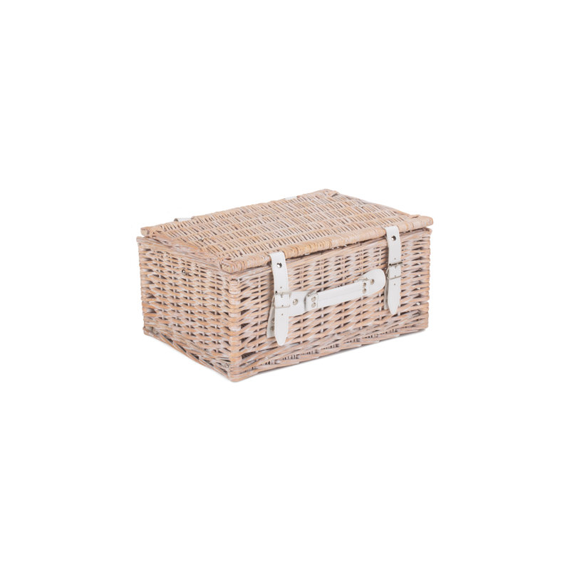 Wicker Empty Hamper Basket, 19cm H x 41cm W x 30cm D