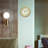 QXA835FRH Wall Clock, Golden