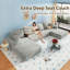 Canapé modulaire Boneless de 4 pièces avec canapé-lit Boneless-607197240-607197246