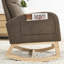 Chaise berçante moderne avec accoudoirs de salon et dossier haut-1044628576