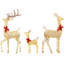 Steel Freestanding Christmas Outdoor Decoration Figure