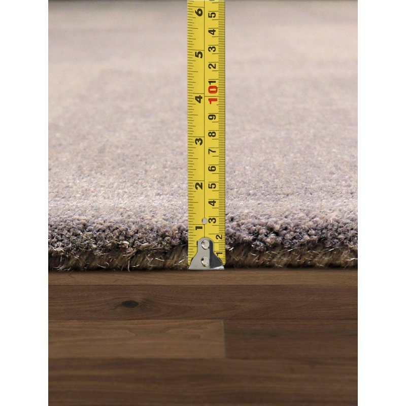 Hand Woven Cotton and Wool Striped Area Rug