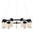 Sorrento 27-in 9-Light Height Adjustable ETL Certified Integrated LED Circular Ring Chandelier