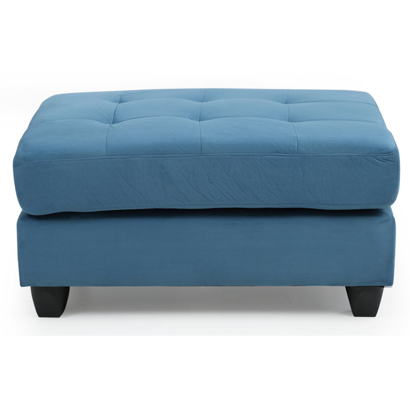 Stylish Aqua Ottoman For Any Room, Aqua Blue