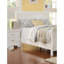Tête de lit blanche avec contreplaqué moderne au design contemporain-800491040
