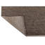 Tapis brun en laine noué à la main-66190713