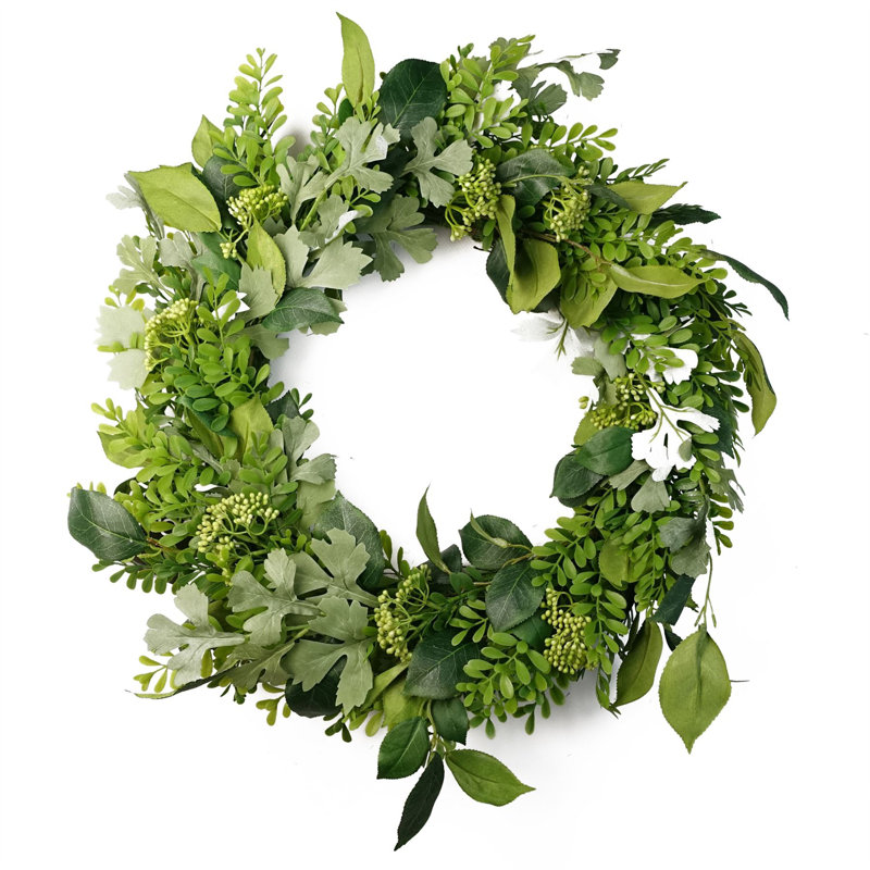 Faux Plastic 50cm Wreath