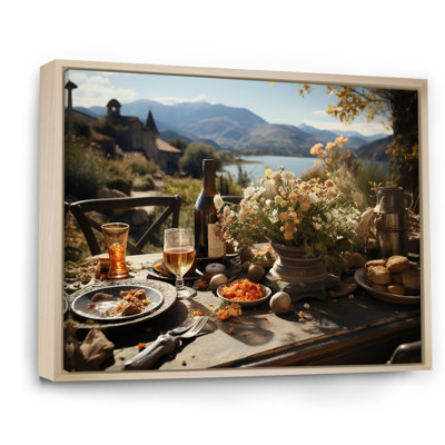 «Rustic Banquet in France III», reproduction sur toile