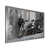 Impression argent sur toile encadrée