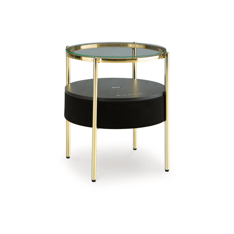 Table d'appoint avec haut-parleur Sofica