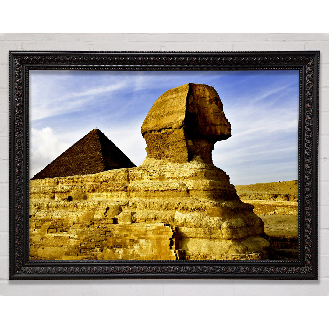 Die Sphinx Ägypten - Einzelner Bilderrahmen Kunstdrucke