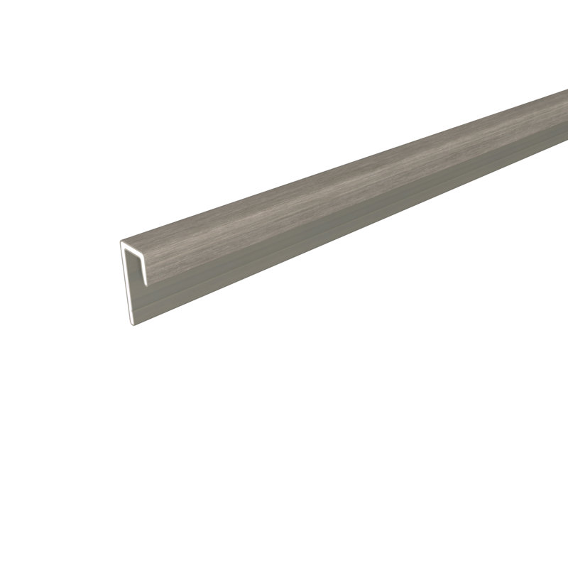 Alusions de 0,69 po x 1,56 po x 8 pi. Profilé en J en aluminium composite antique romain pour planche de rive, Antique romain