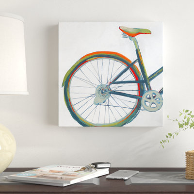 «Bicycle Diptych I» par Grace Popp, reproduction d'art sur toile