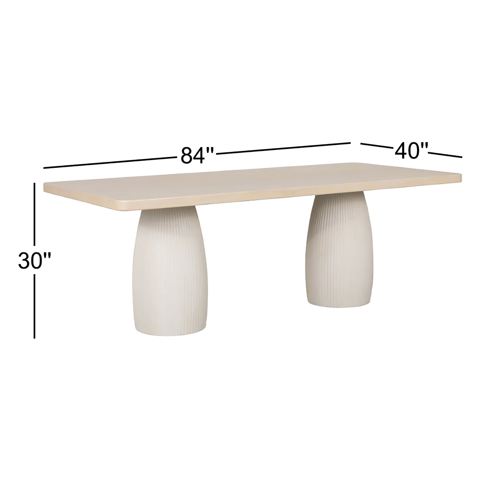 Keegan 84" Dining Table