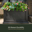 Jardinière en résine avec réservoir d'eau 20 po x 36 po Anastasiya-665253759
