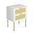 Rattan Nightstand with 2 - Drawers