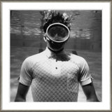 Man Underwater Giclee Print