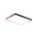 Cherron 1-Light 88cm Rectangle Dimmable LED Flush Mount Ceiling Light Fixture