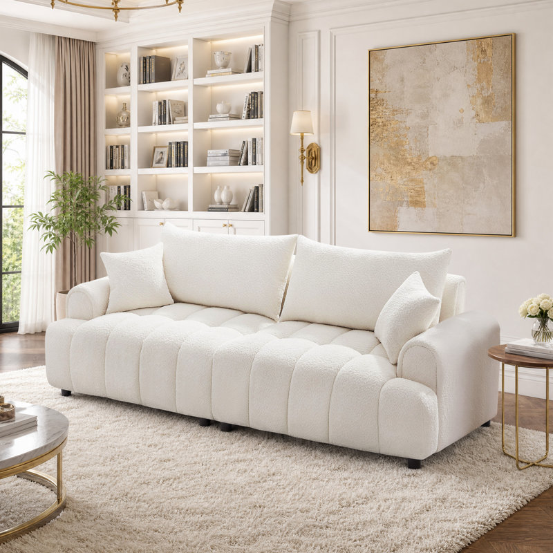  Canapé Perona, Boucle blanc