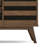 Clarkson 60"W Solid Acacia Wood Mid-Century 3-Door Sideboard Buffet with Wine Storage and Open Shelf