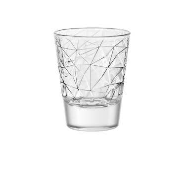 KooK Cortado Glass Set, Double Shot Glasses, For