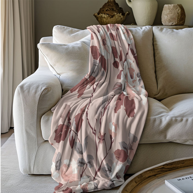 Jeté Rosepa - 1 pièce Sherpa Premium, Lit simple