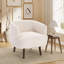 Fauteuil de salon pivotant de 28,8 po de largeur avec coussins en bois massif-1891555691-1894569749