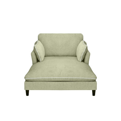 Modern Chaise Lounge Sleeper Sofa with Ergonomic Design and Pillows