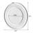 43-Inch Mirrored Console Table With Round Jeweled Decorative Wall Mirror Set Of 2